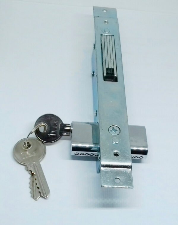 Aluminium Door Mortise Lock with Cylinder and Keys