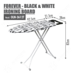 FOREVER - Black & White Ironing Board