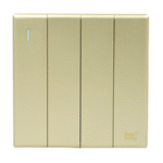 Switch, 4 Gang, 2 Way, Rose Gold – BEE VOLTZ