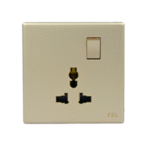 Universal Multi Socket Switch, 13 Amp, Single, Rose Gold – FSL