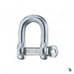 Captive Pin D-Shackle (Marine Grade Stainless Steel)