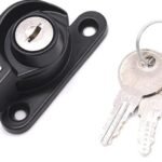 005A CRSENT LOCK W/KEY (BROWN)L