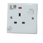Single Switch Socket with Neon